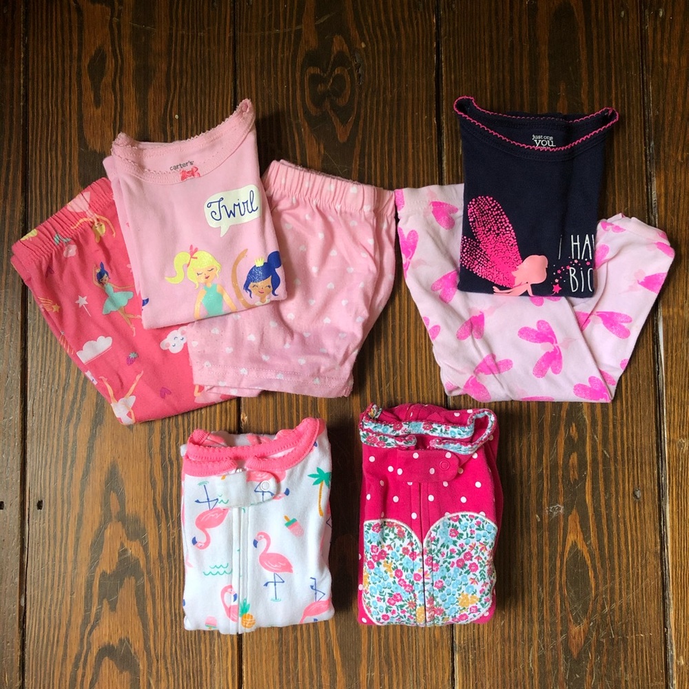 Baby Girl 12mos Jammies